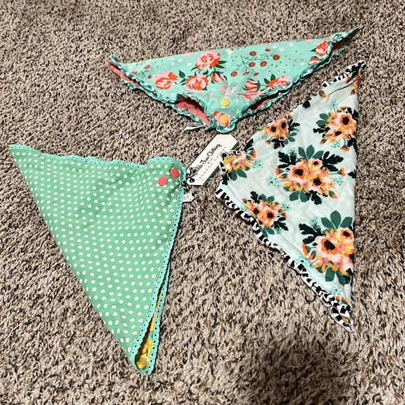 Matilda Jane “Knee High by July Bib 3 Pack” NWOT - Picture 2 of 2